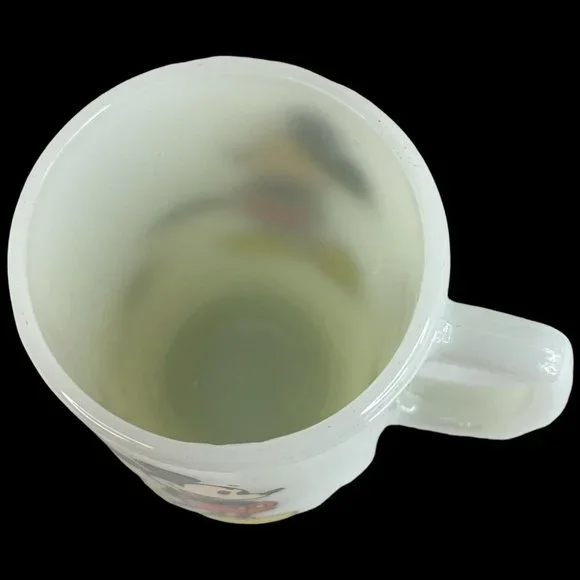 Mickey Mouse Milk Glass Mug Walt Disney PEPSI Collector Series Anchor Hocking - Picture 6 of 9